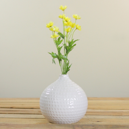 Artificial Mini Cosmos Floral Spray - 27" - Yellow and Green