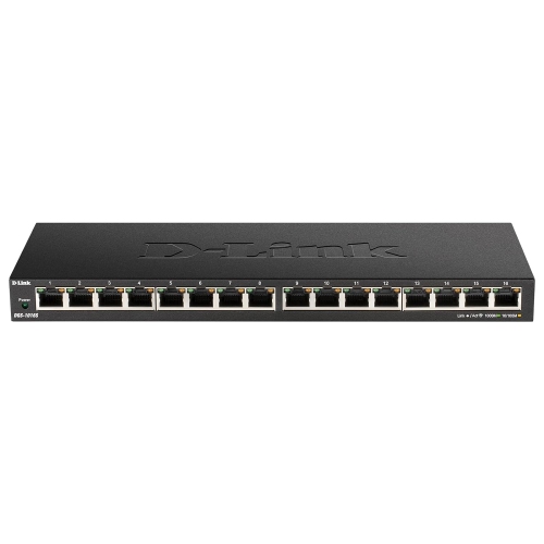 Commutateur de bureau Gigabit non géré à 16 ports de D-Link - DGS-1016S