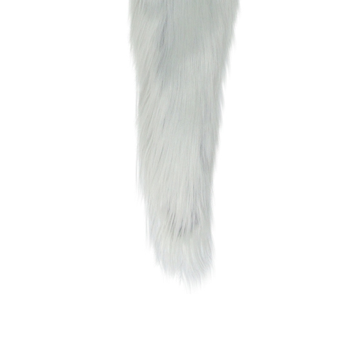 34" Gray and White Hanging Gnome Hat Christmas Decoration