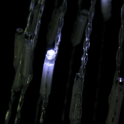 6' White LED Lighted Cone Tree Outdoor Christmas Decor