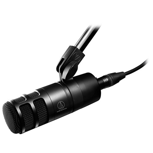 Microphone dynamique hypercardioïde XLR AT2040 d'AudioTechnica pour baladoémissions