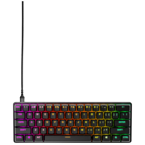 Clavier de jeu mécanique rétroéclairé ergonomique Apex Pro Mini de  SteelSeries - Anglais