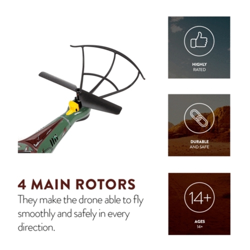 Star Wars The Mandalorian Boba Fett 2.4GHz 4.5CH RC Quadcopter Drone