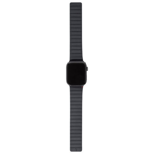 Decoded Silicone Band for Apple Watch 42mm/44mm/45mm - Charcoal | Best ...