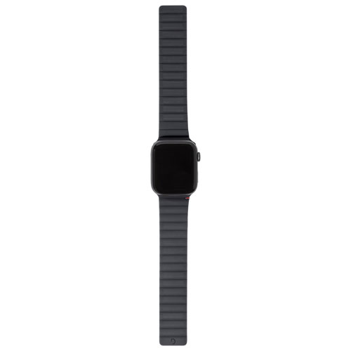 Bracelet en silicone de Decoded pour Apple Watch de 38 mm/40 mm/41 mm - Anthracite