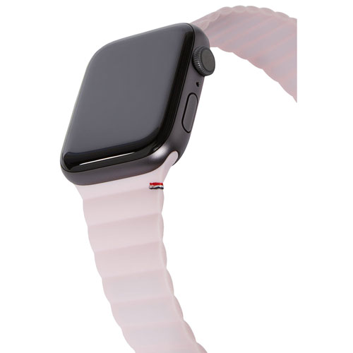 Bracelet en silicone de Decoded pour Apple Watch de 38 mm/40 mm/41 mm - Rose poudre