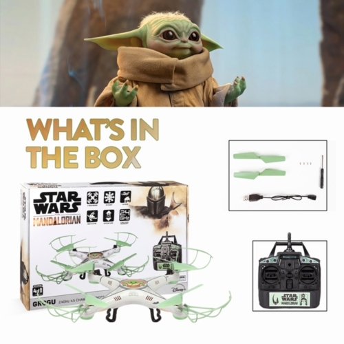 Star Wars The Mandalorian The Child, Grogu, Baby Yoda 2.4GHz 4.5CH RC Quadcopter Drone