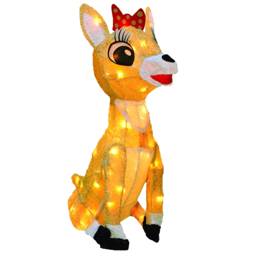 NORTHLIGHT  15" Lighted Clarice Outdoor Christmas Yard Decoration