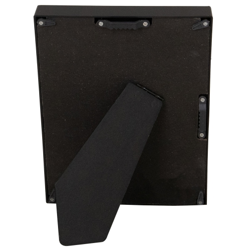 Cadre noir classique de 8,25 po avec dos chevalet pour photos de 5 x 7 po