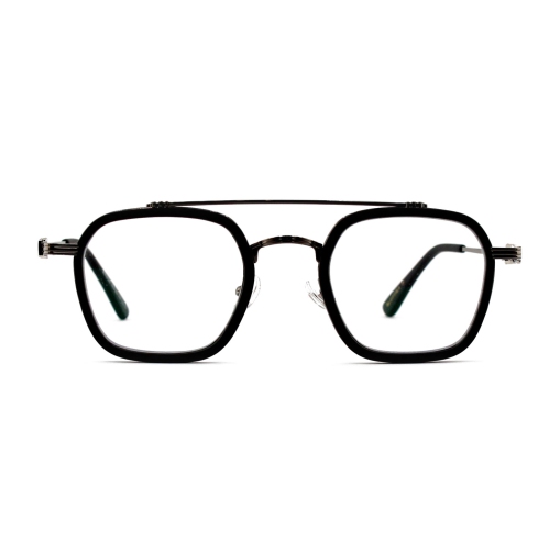 Ottika Care - Blue Light Blocking Glasses - Adult | Model 52006 | Green Coating | Gun Matt Black