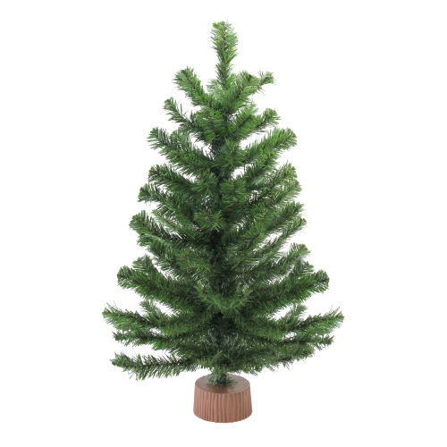 Balsam Pine Medium Artificial Christmas Tree with Round Base - 28" - Unlit