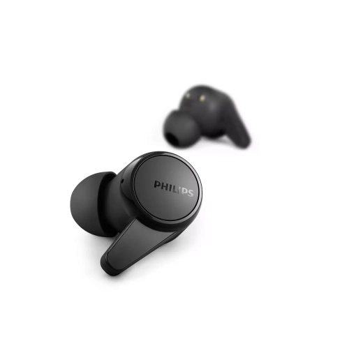 Philips T1207 True Wireless Headphones with Up to 18 Hours Playtime and IPX4 Water Resistance, Black