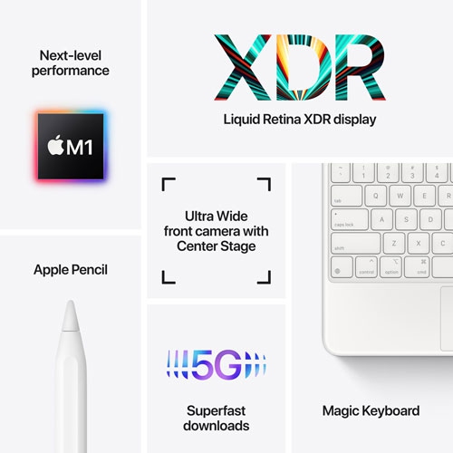 Remis à neuf - iPad Pro 12,9 po 2TBGB Go d'Apple avec Wi-Fi et cellulaire (5th génération) - Gris cosmique
