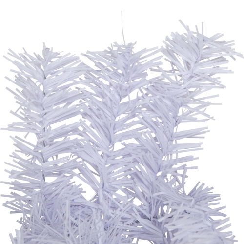 Commercial Length White Canadian Pine Artificial Christmas Garland - 100' x 8" - Unlit