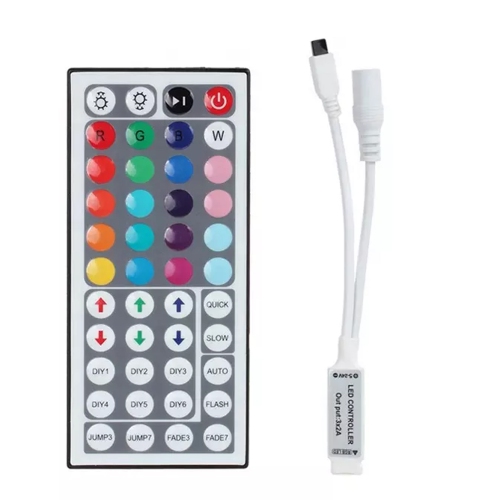 ISTAR Mini IR 44 touches télécommande DC12V lampe gradateur sans fil Mini LED RGB contrôleur pour 3528 5050 RGB LED bandes lumière