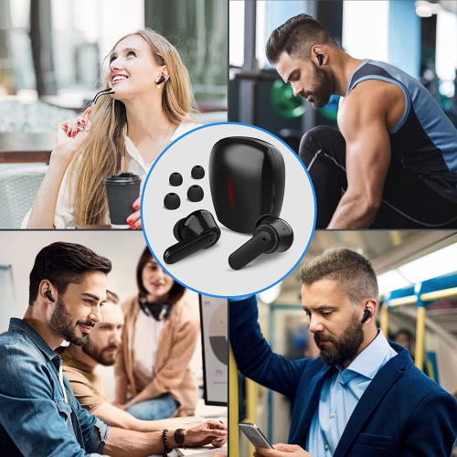 Dolaer True Wireless Earbuds for Samsung Z Fold Flip 3, TWS Bluetooth Earphones with Charging Case Touch Control True Wireless Stereo Headphones with