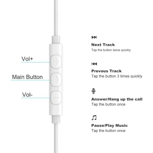 Dolaer aceyoon iPhone Earphones MFi Certified Lightning Earbuds with Mic and Volume Remote iPhone 11 Headphones Noise Cancelling Universe Lightning