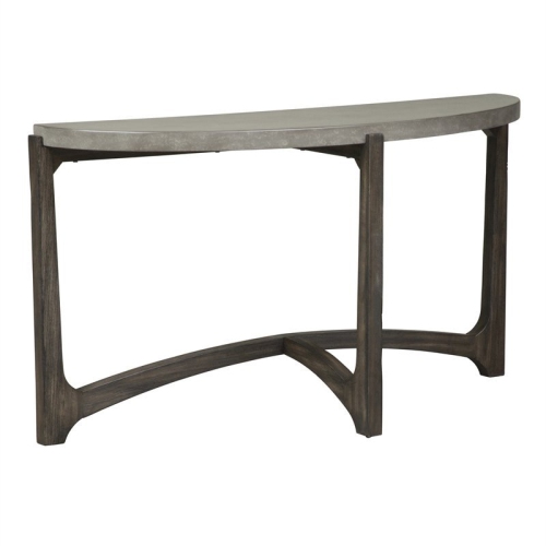 PEMBERLY ROW  Modern Wood Cascade Sofa Table In Brown