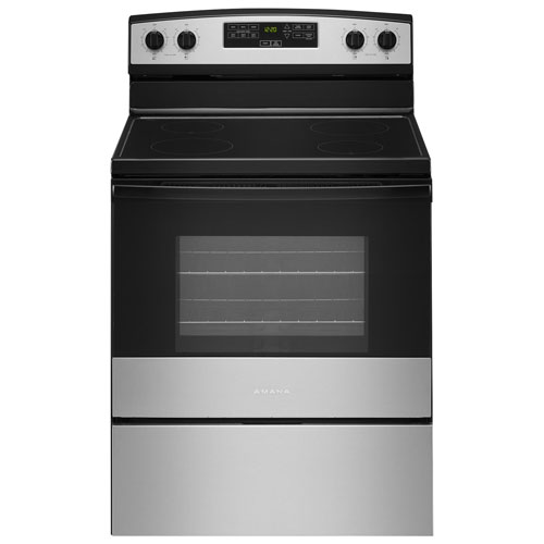 Amana 30" 4.8 Cu. Ft. Freestanding Electric Range - Stainless Steel