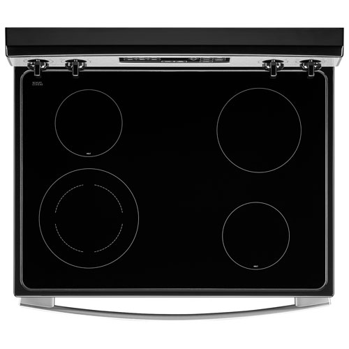 Cuisinière électrique autonome à four autonettoyant 30 po 4,8 pi³ d'Amana - Acier inoxydable