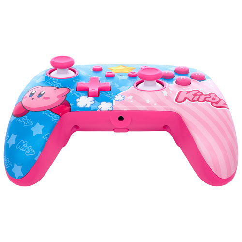 Manette avec fil optimisée de PowerA pour Switch - Kirby