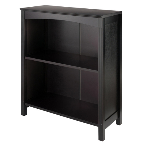 Image 1 of 4.. Terrace 2-Section Bookcase, Shelf, Espresso
