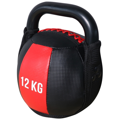 PRISP Soft Kettlebell Workout Weight - Sand-Filled Bell Body with Rigid Handle