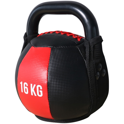 PRISP Soft Kettlebell Workout Weight - Sand-Filled Bell Body with Rigid Handle