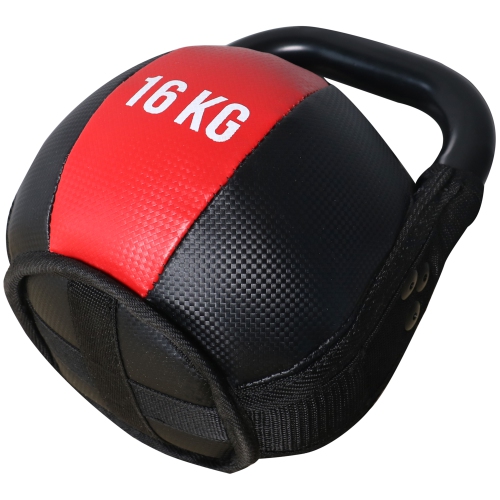 PRISP Soft Kettlebell Workout Weight - Sand-Filled Bell Body with Rigid Handle
