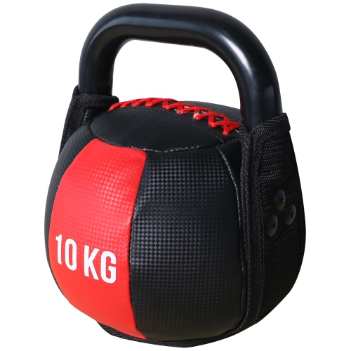 PRISP Soft Kettlebell Workout Weight - Sand-Filled Bell Body with Rigid Handle
