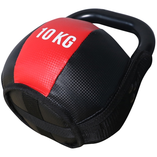 PRISP Soft Kettlebell Workout Weight - Sand-Filled Bell Body with Rigid Handle