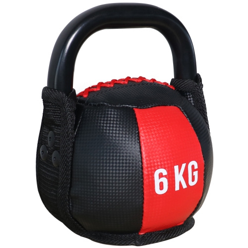 PRISP Soft Kettlebell Workout Weight - Sand-Filled Bell Body with Rigid Handle