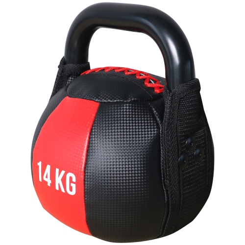 PRISP Soft Kettlebell Workout Weight - Sand-Filled Bell Body with Rigid Handle