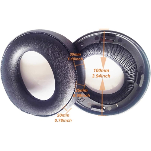 Dolaer jingewell Replacement Ear Pads Cushions, Headphone Pillows Earpads for Sony PS3 PS4 Gold Wireless Playstation 3 Playstation 4 CECHYA-0083