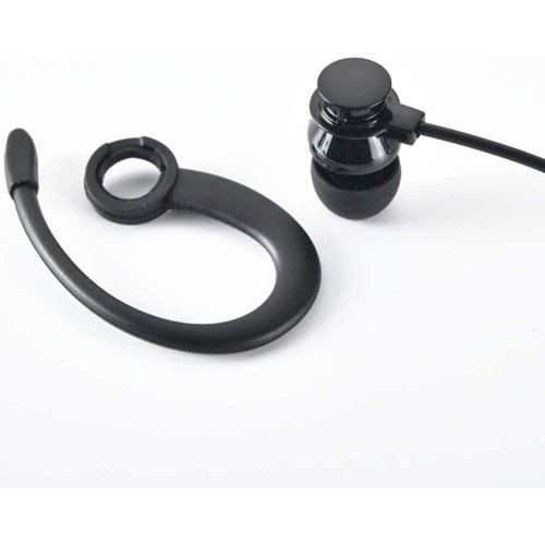 Dolaer Single Side Earphone in-Ear Stereo to Mono Earbuds One Ear Hook Earpiece for iPhone Android Smartphones MP3 Players