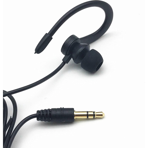 Dolaer Single Side Earphone in-Ear Stereo to Mono Earbuds One Ear Hook Earpiece for iPhone Android Smartphones MP3 Players