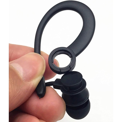 Dolaer Single Side Earphone in-Ear Stereo to Mono Earbuds One Ear Hook Earpiece for iPhone Android Smartphones MP3 Players