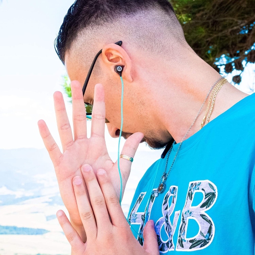 Écouteurs électroniques, écouteurs avec microphone et commande de volume, isolation du bruit