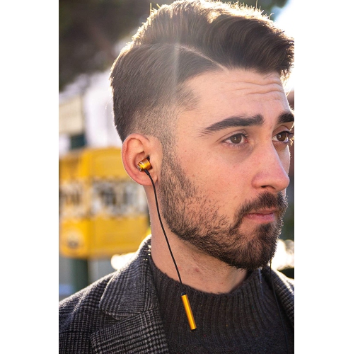 Écouteurs, écouteurs avec microphone et commande de volume, mousse à mémoire à isolation du bruit