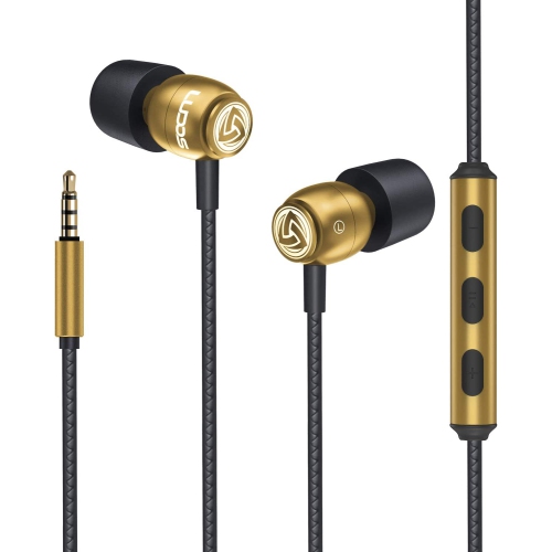 Écouteurs, écouteurs avec microphone et commande de volume, mousse à mémoire à isolation du bruit