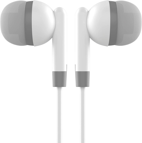 Écouteurs Dolaer en vrac avec prise pour écouteurs de 3.5 mm - Paquet de 10 - Multicolore