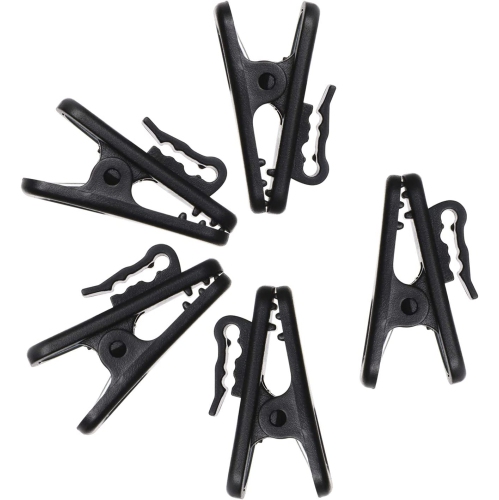 Dolaer 1 Inch Length Small Earphone Mount Cable Clothing Clip Earbud Clip Headphone Wire Clip to Keep Earphone/Microphone Cord in Place for 1.5mm