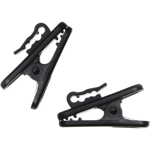 Dolaer 1 Inch Length Small Earphone Mount Cable Clothing Clip Earbud Clip Headphone Wire Clip to Keep Earphone/Microphone Cord in Place for 1.5mm