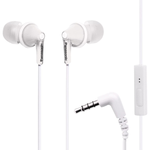 DOLAER  Rptcm125W Ergofit In-Ear Earbud Headphones With Mic And Controller In White