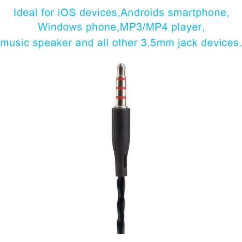 Paquet de 5 écouteurs bouton avec télécommande et microphone, écouteurs bouton à surface lisse en laiton à isolation sonore anti-enchevêtrement pour