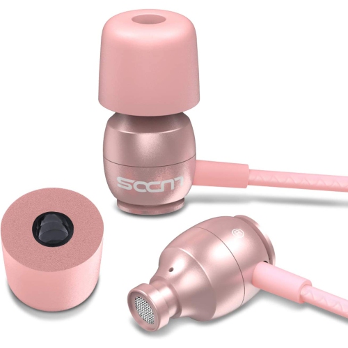 Microphone and Volume Control, Noise Isolating Memory Foam Eartips