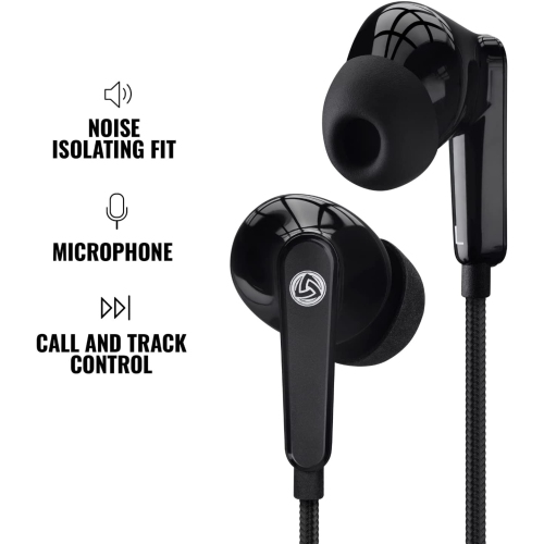 Earphones with Microphone, 5 Years Warranty, Noise Isolation,