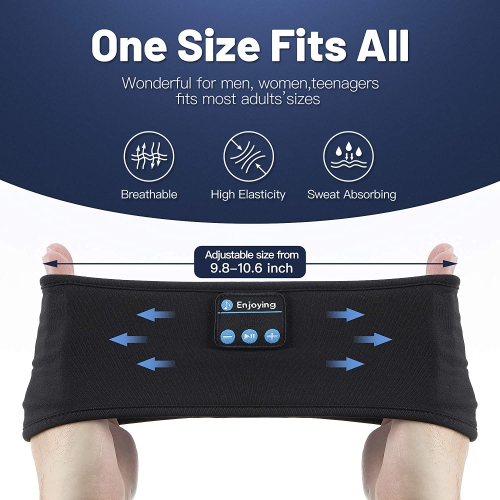 Dolaer Sleep Headphones Bluetooth Sports Headband Headphones with Ultra-Thin HD Stereo Speakers Perfect for Sleeping,Workout,Jogging,Yoga,Insomnia,