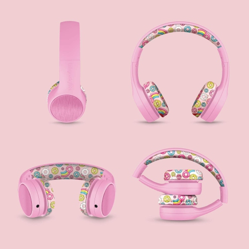 Volume Limited Wired Headphones with SharePort - Pink Doughnuts