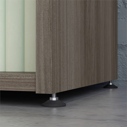 Sauder Affirm Engineered Wood 2-Shelf Bookcase in Hudson Elm/Brown